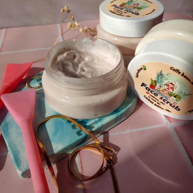 بافت اسکراب صورت خاک رس