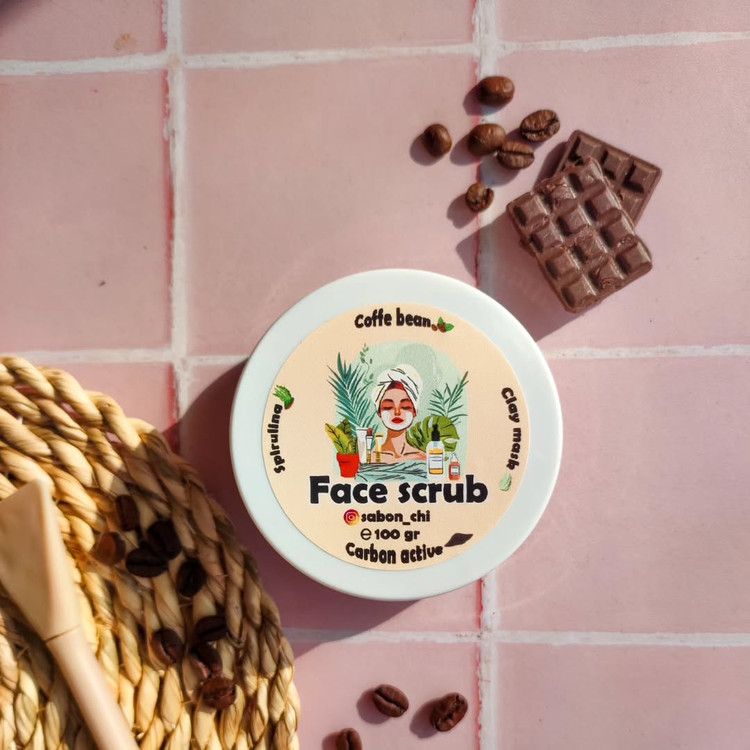 اسکراب صورت قهوه