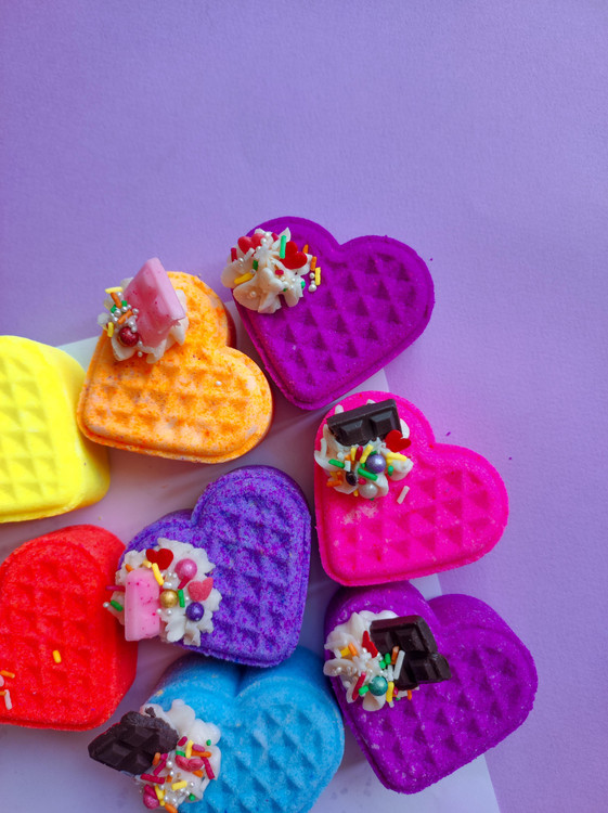 کوکتل پدیکور قلب وافلی 80 گرمی