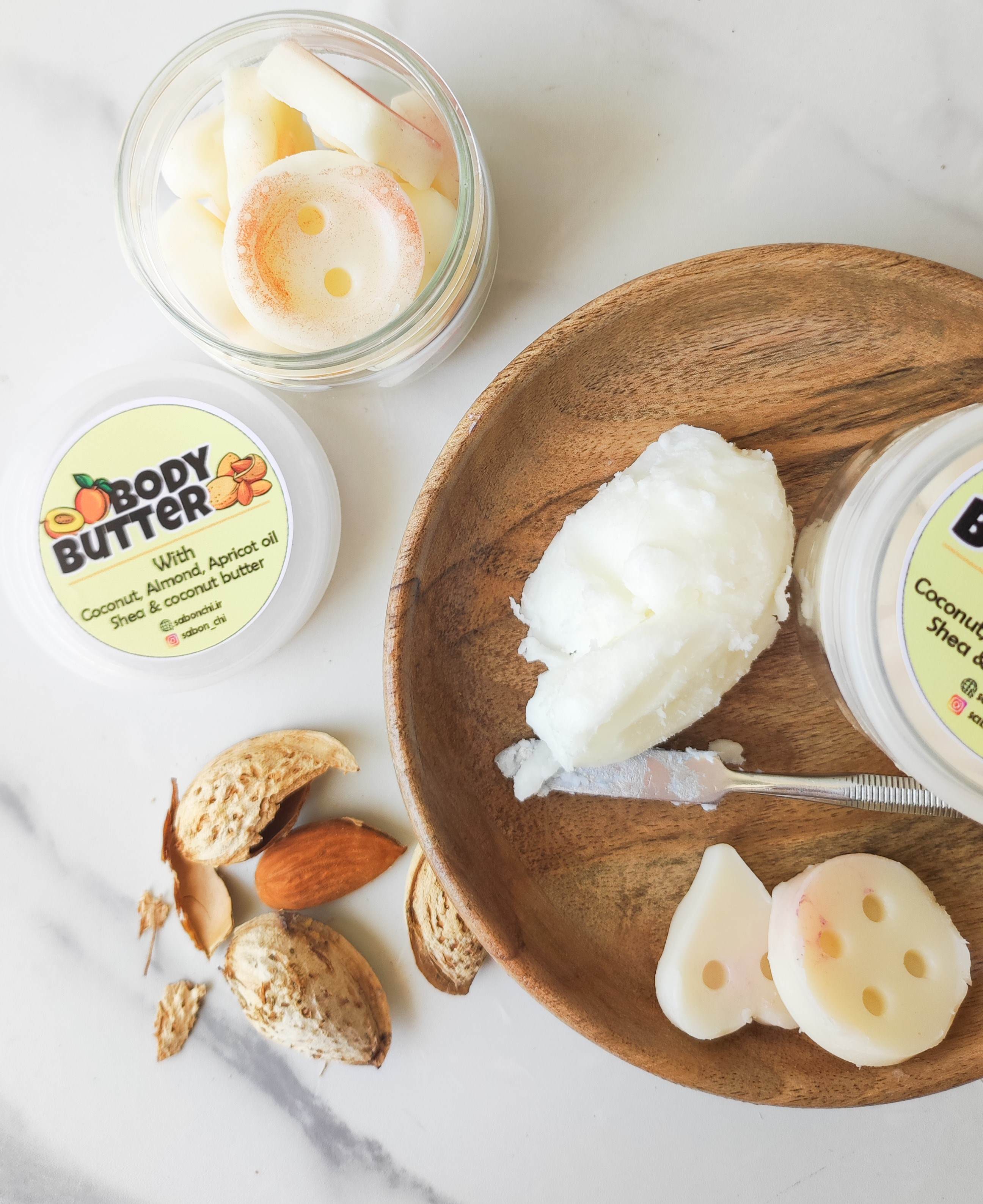 کره بدن 30 گرمی حاوی شی باتر