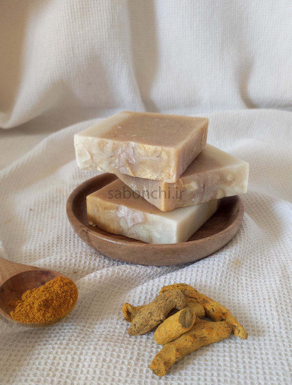 صباون زردچوبه مناسب رفع تیرگی های بدن